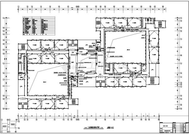 知名大学公共教学楼全套电气施工图纸-图一