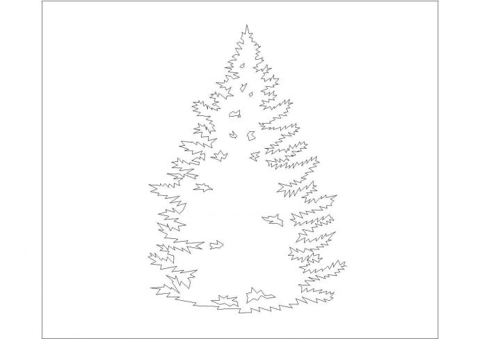 某树CAD完整平立面施工设计图_图1