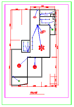 某小区住宅家装平面设计CAD施工图