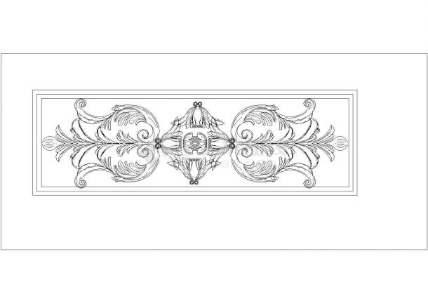 壁神构件雕花系列总建筑设计CAD详图-图一
