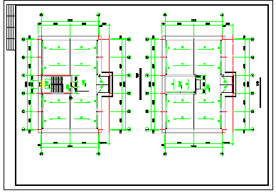 某经典板式办公楼CAD建筑全套施工图纸_图1