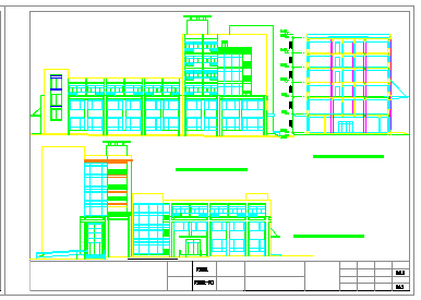 老年干休所和老年公寓规划设计建筑CAD施工图-图二