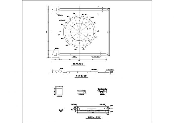 某喷泉涌泉CAD节点完整施工设计图纸_图1