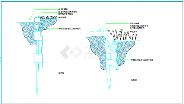 某公园花卉博览会人民公园CAD设计完整施工图详图-图一