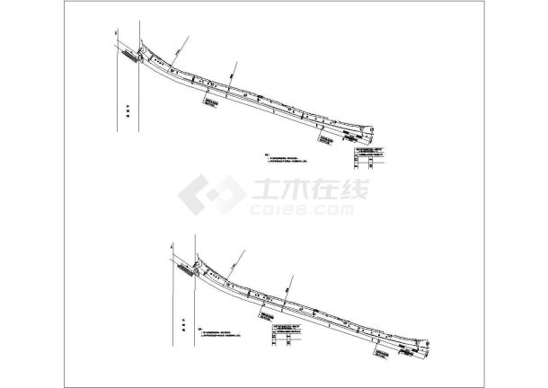 某龙游滨河绿地CAD构造完整设计平面图竣工图-图一