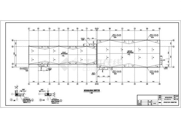 [齐齐哈尔]污水处理厂鼓风机房CAD环保设计施工图纸-图一