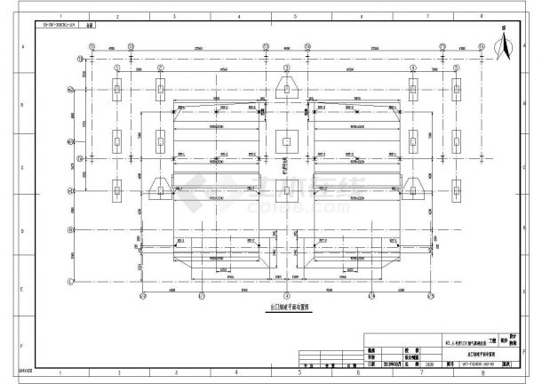 [山东]SCR烟气脱硝改造工程初步设计脱硝系统CAD环保设计布置图-图二