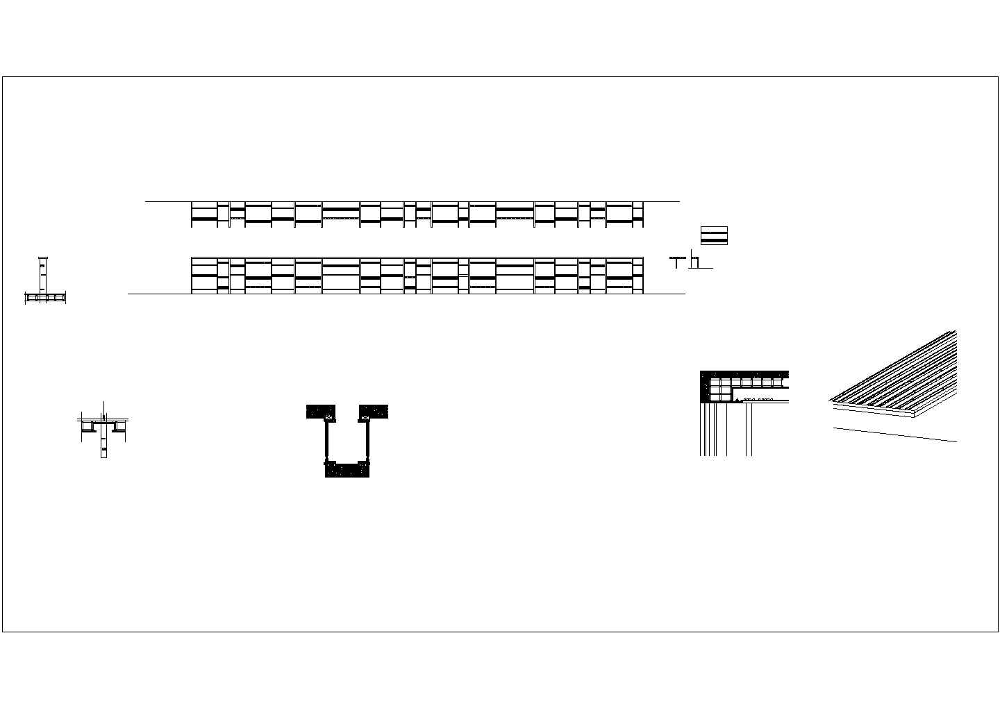 某别墅样板房高尔夫会所CAD节点详细构造设计图