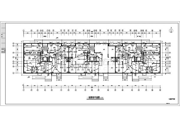 某住宅楼CAD全套详细完整设计施工图-图二