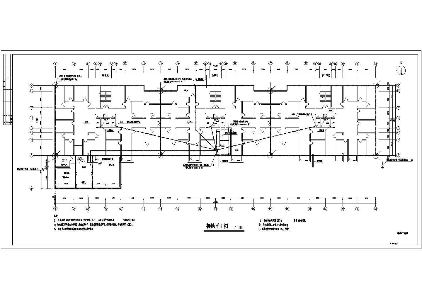 某住宅楼CAD全套详细完整设计施工图