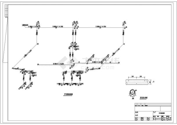 [浙江]某污水处理厂CAD环保设计施工工艺图粗格栅进水泵房-图一