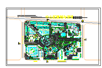 某地中心广场规划与设计施工图-图一