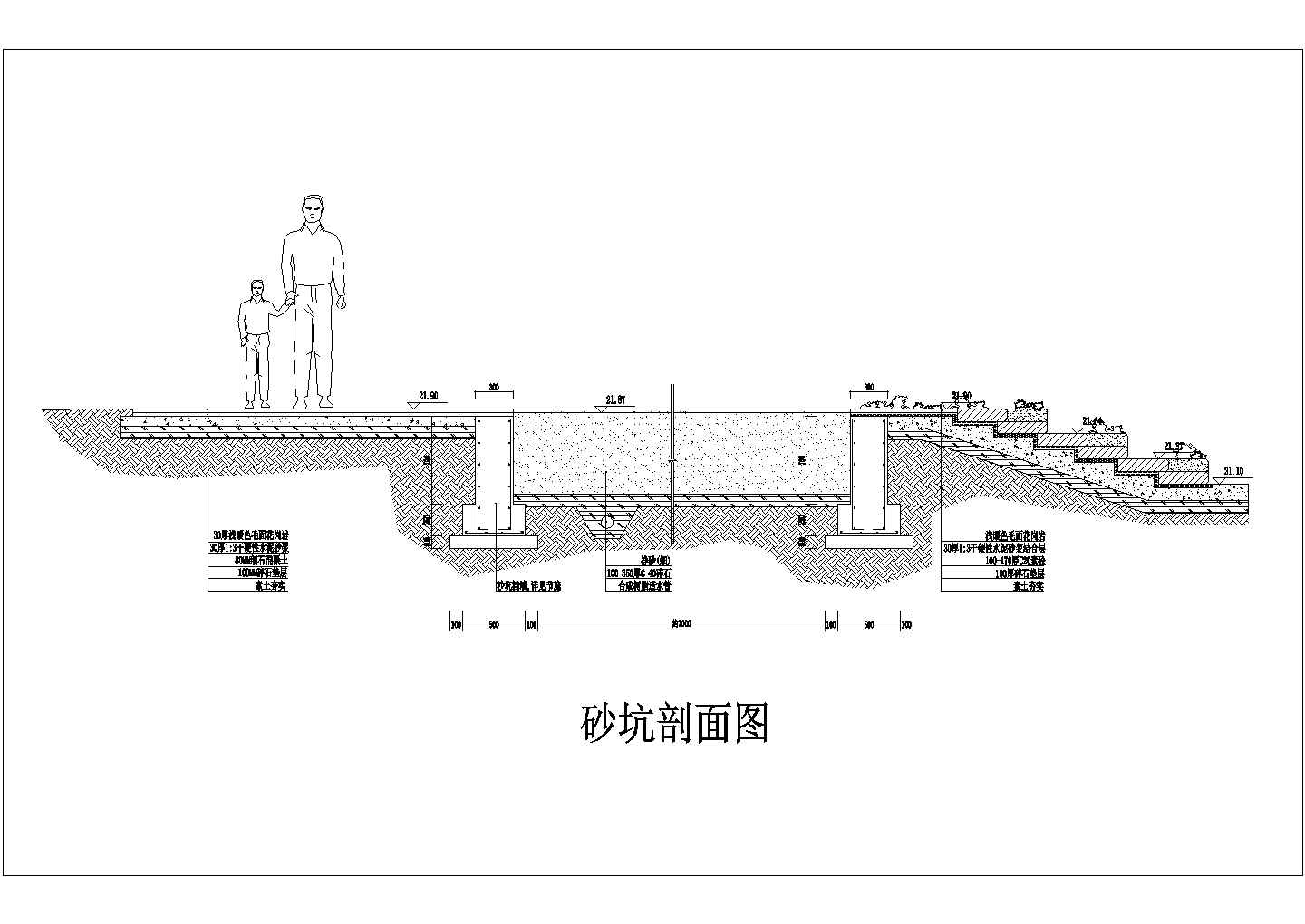 某儿童乐园景观设计CAD完整节点平面图纸