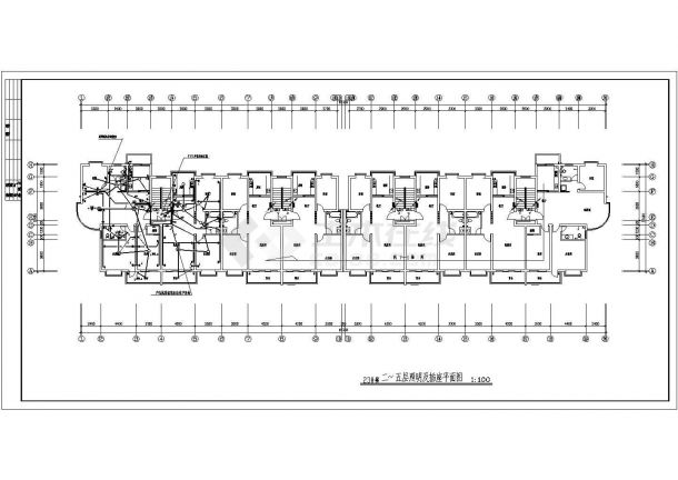  Detailed and complete CAD construction drawing of a residential area - Figure 1