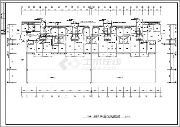  Detailed and complete CAD construction drawing of a residential area - Figure 2