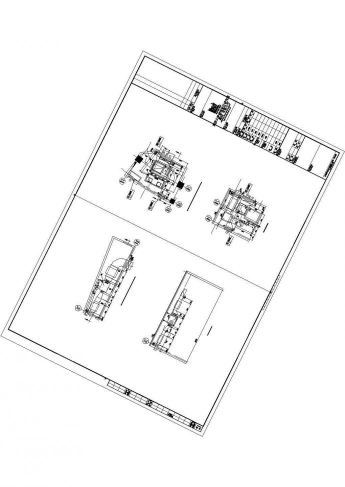 佘山宝石别墅暖通工程施工图（CAD）图纸_图1