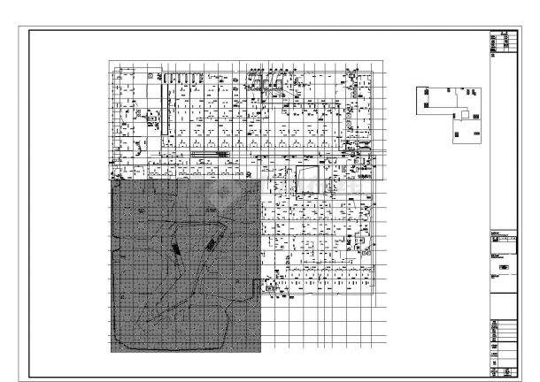江苏省张家港市某大型购物广场暖通空调设计全套施工设计CAD图纸-图二
