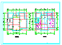 5套别墅建筑结构设计CAD施工全图-图一