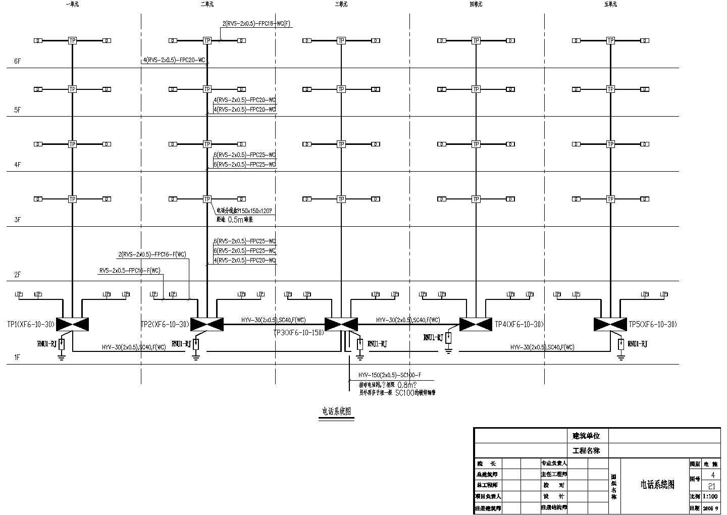 某住宅小区CAD详细节点完整构造平面图