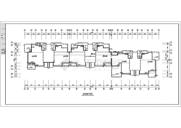 某住宅楼CAD详细完整构造设计施工图-图二