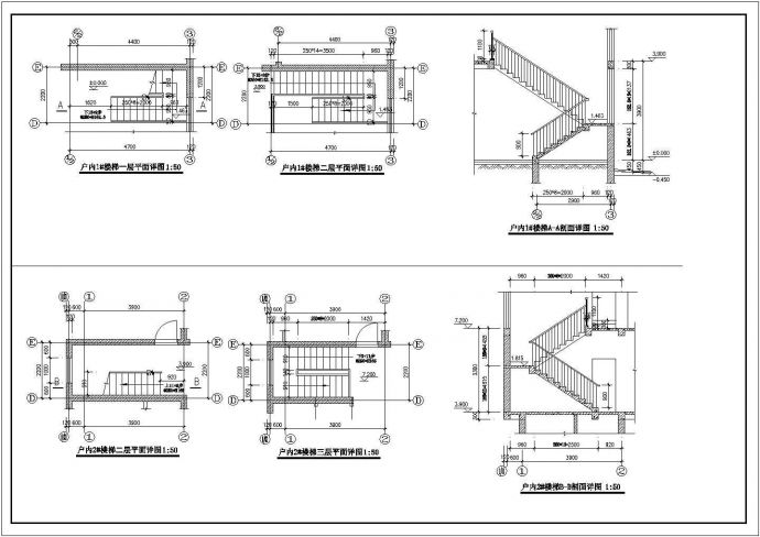 广安市长丰村358平米3层砖混结构农村自建房平立剖面设计CAD图纸_图1
