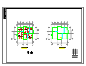 两层别墅建筑结构施工设计CAD全图-图一