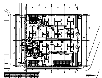 商场空调设计_某市四层带车库商场空调防排烟系统设计cad图纸-图一