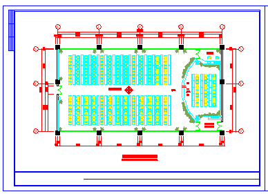 某大型会议室排练厅及贵宾接待室cad装饰图
