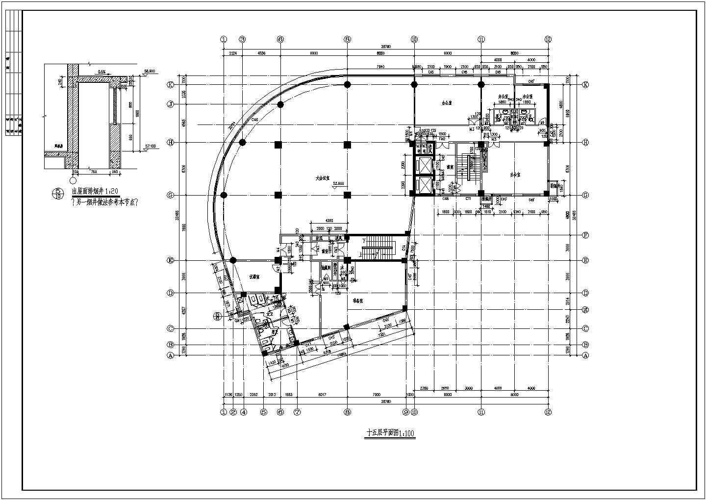 旅馆设计_大型高层旅馆设计施工CAD图