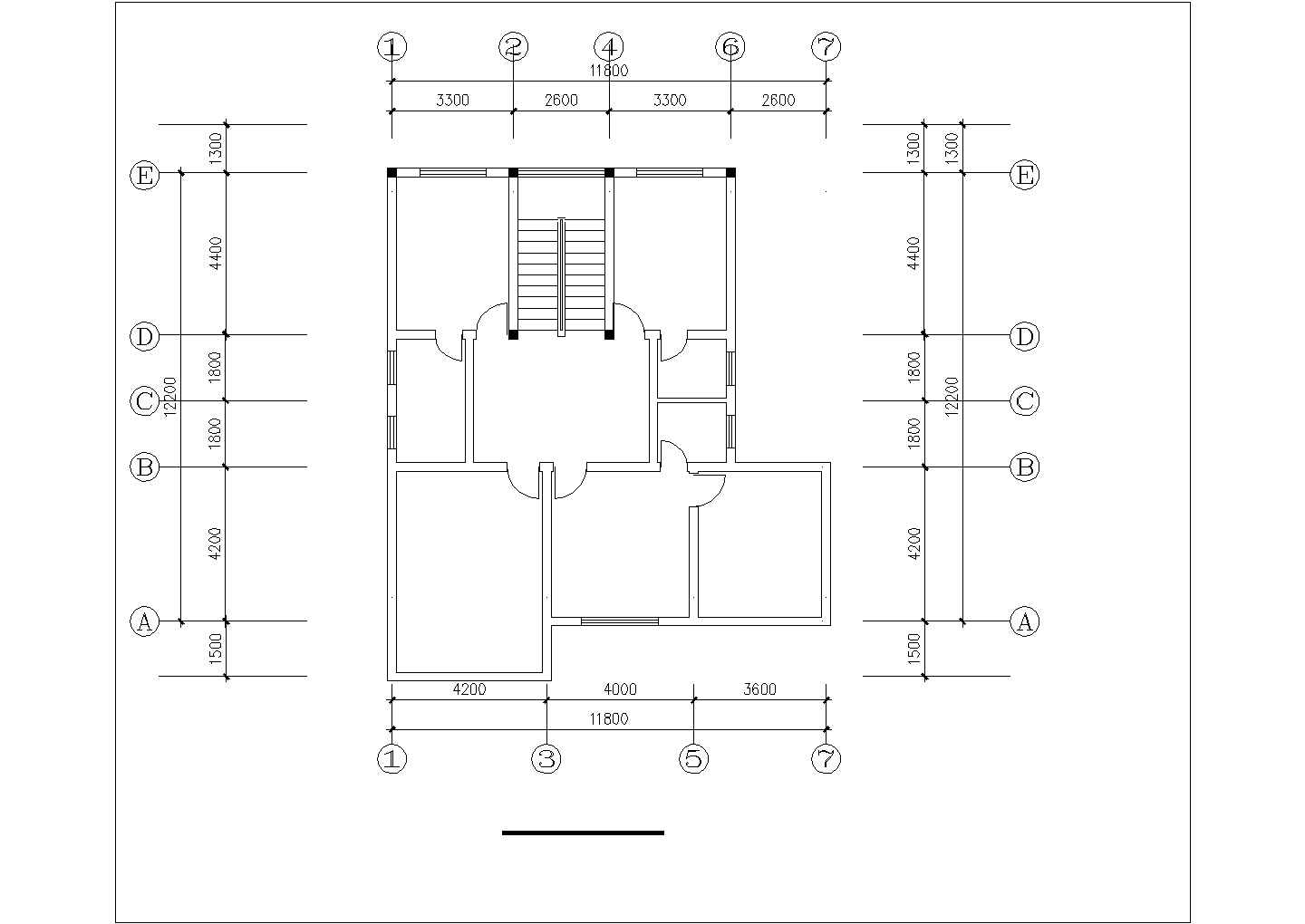 南昌市某村镇385平米3层独立乡村别墅平面设计CAD图纸