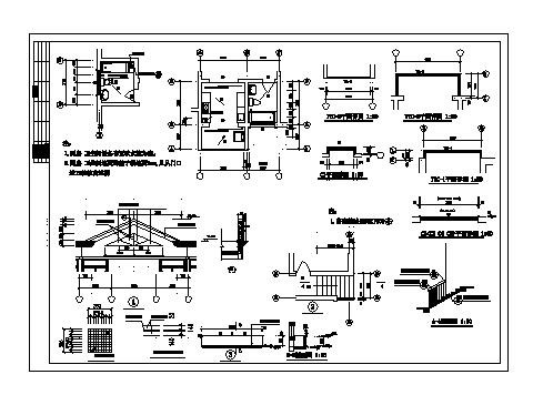 某多层住宅楼建筑全套施工CAD图纸_图1