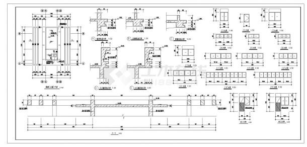 某工业园区职工宿舍建筑全套施工设计CAD图-图二