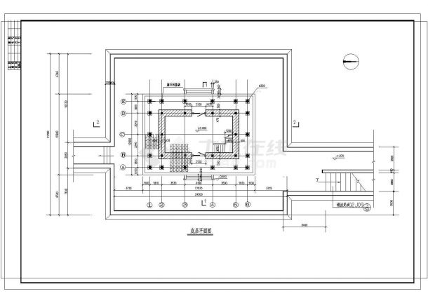 修补长城古建建筑设计CAD施工图-图二