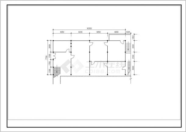 340平米3层砖混砌体结构沿坡山地别墅平立剖面设计CAD图纸-图一