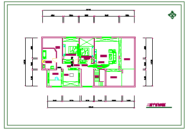 和平苑常老家室内装修设计CAD施工图_图1