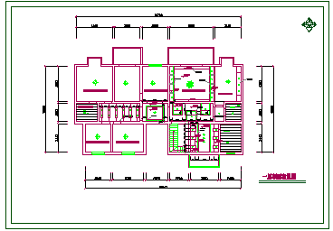 和平苑常老家室内装修设计CAD施工图-图二