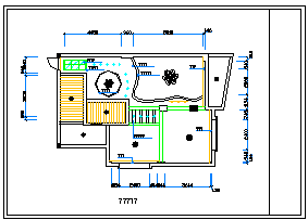 某花园住宅小区家装设计cad设计施工图纸-图二