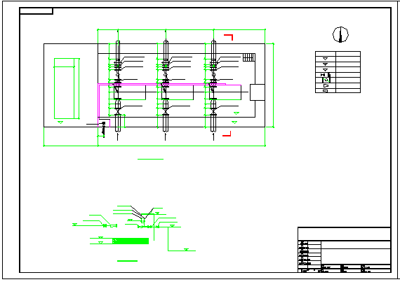 某循环水场全套cad设计施工图_图1