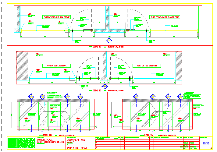 某财富广场酒店CAD设计节点构造装修图