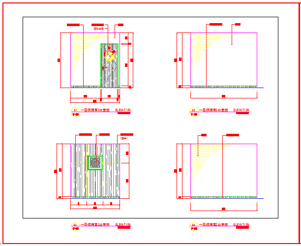 某浴室CAD完整节点构造施工图棋牌室