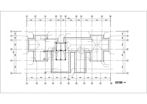 杭州市澜山花园小区1150平米三层砖混结构住宅楼给排水设计CAD图纸-图一