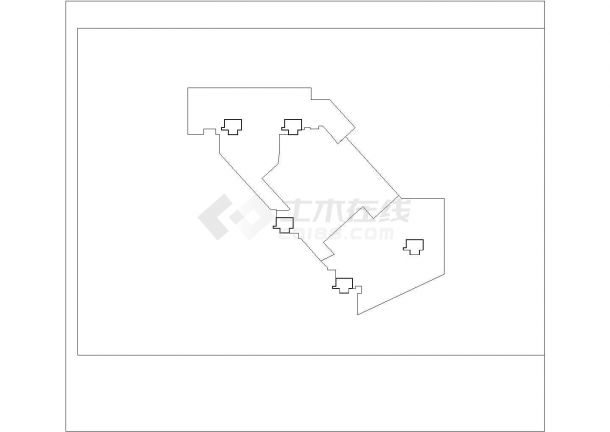 [贵阳]一梯四户住宅设计施工图纸CAD-图二