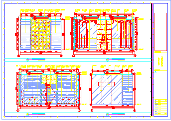 装修图-小餐厅室内立面图【 4个CAD文件】-图二