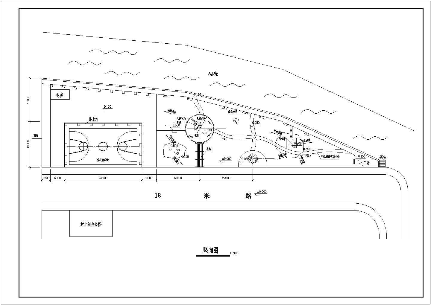 某小公园园林绿化CAD设计完整构造施工图