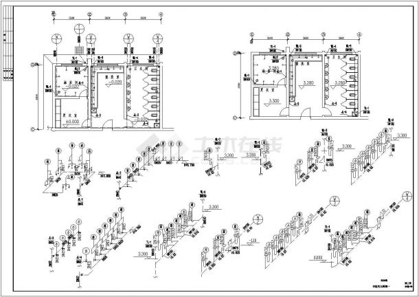 某地区3层2283.26平米公司宿舍给排水施工图（含设计说明）-图二
