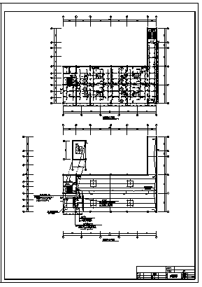 某市四层厂房给排水施工cad图(含消防设计图)-图一