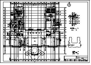会所设计_某市三层会所给排水施工cad图(含消防设计图)-图一