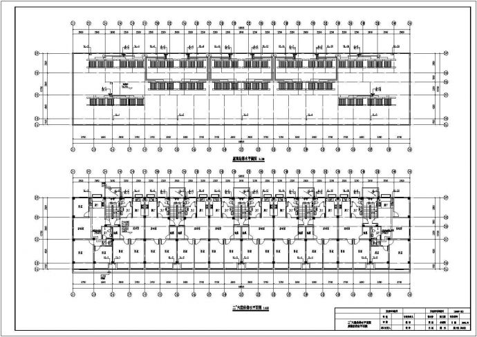 泉州市某工厂6层框架结构职工宿舍楼给排水采暖系统设计CAD图纸_图1