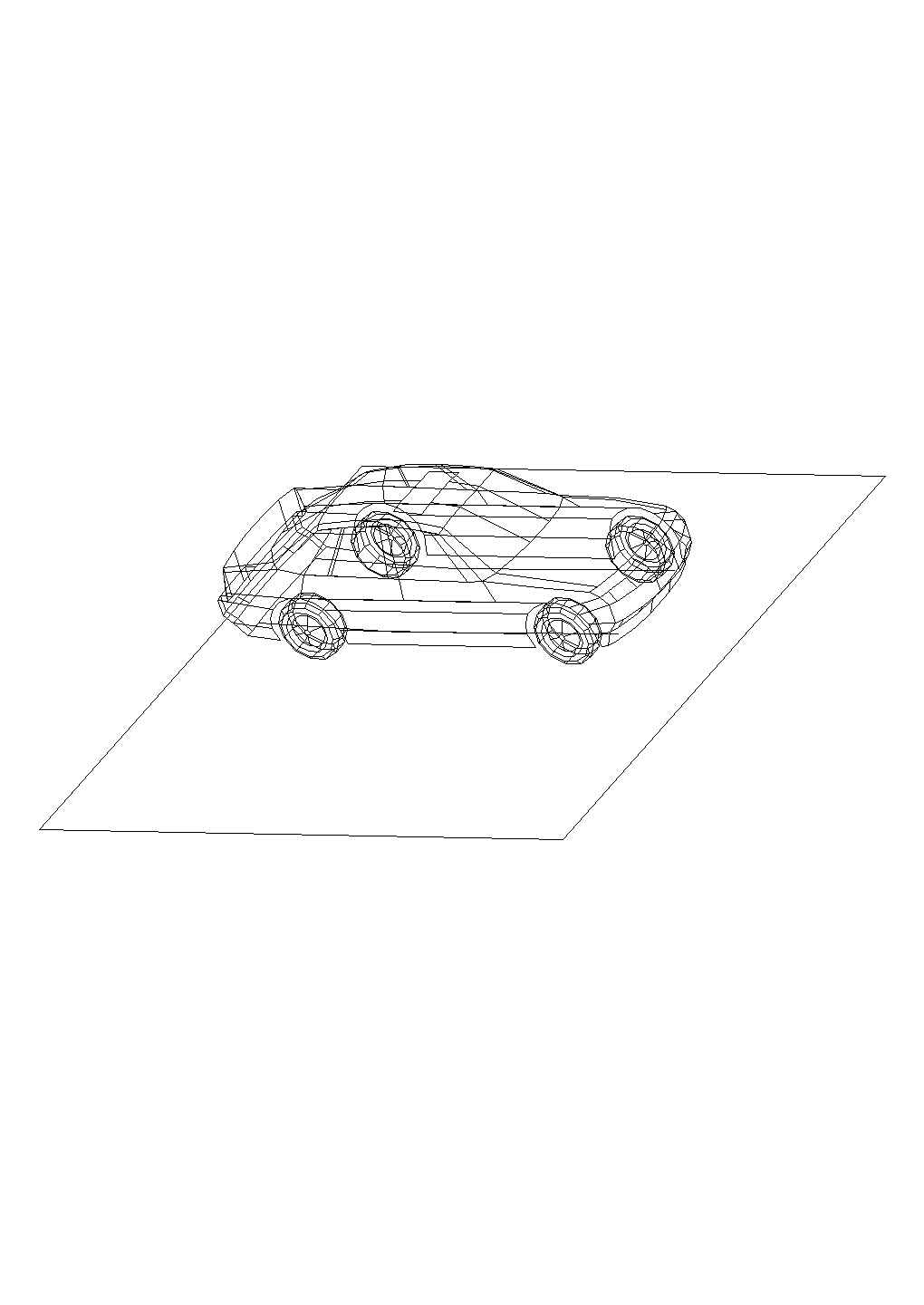 某汽车三维模型CAD施工完整节点图纸