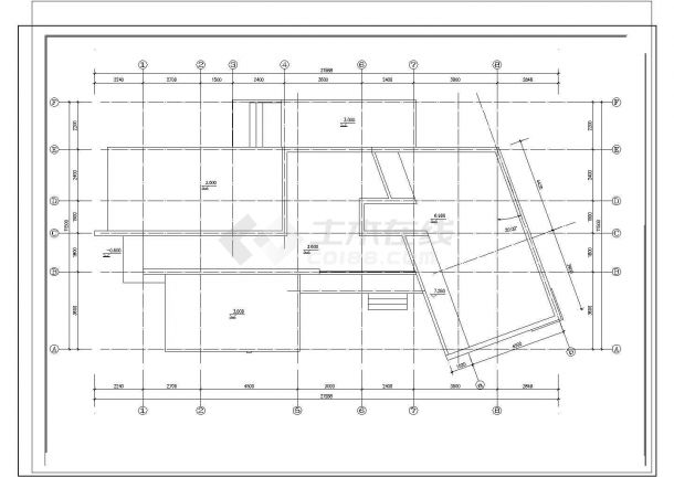 现代风格别墅建筑方案设计图（带效果图）-图二